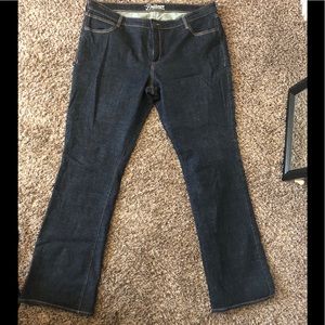 Size 18 Long dark wash boot cut Old Navy jeans